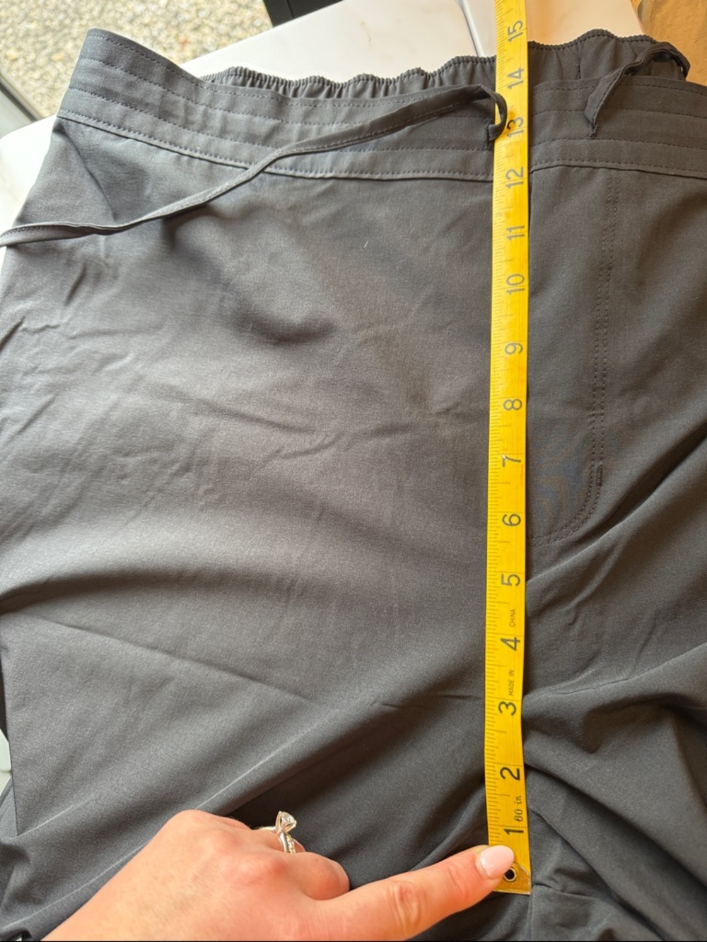 Old Navy Black High Rise Keep you dry Women's Pants Size XL - Picture 10 of 10